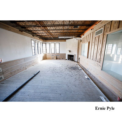 Ernie Pyle Hall interior construction