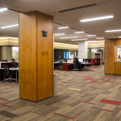 Wells Library commons